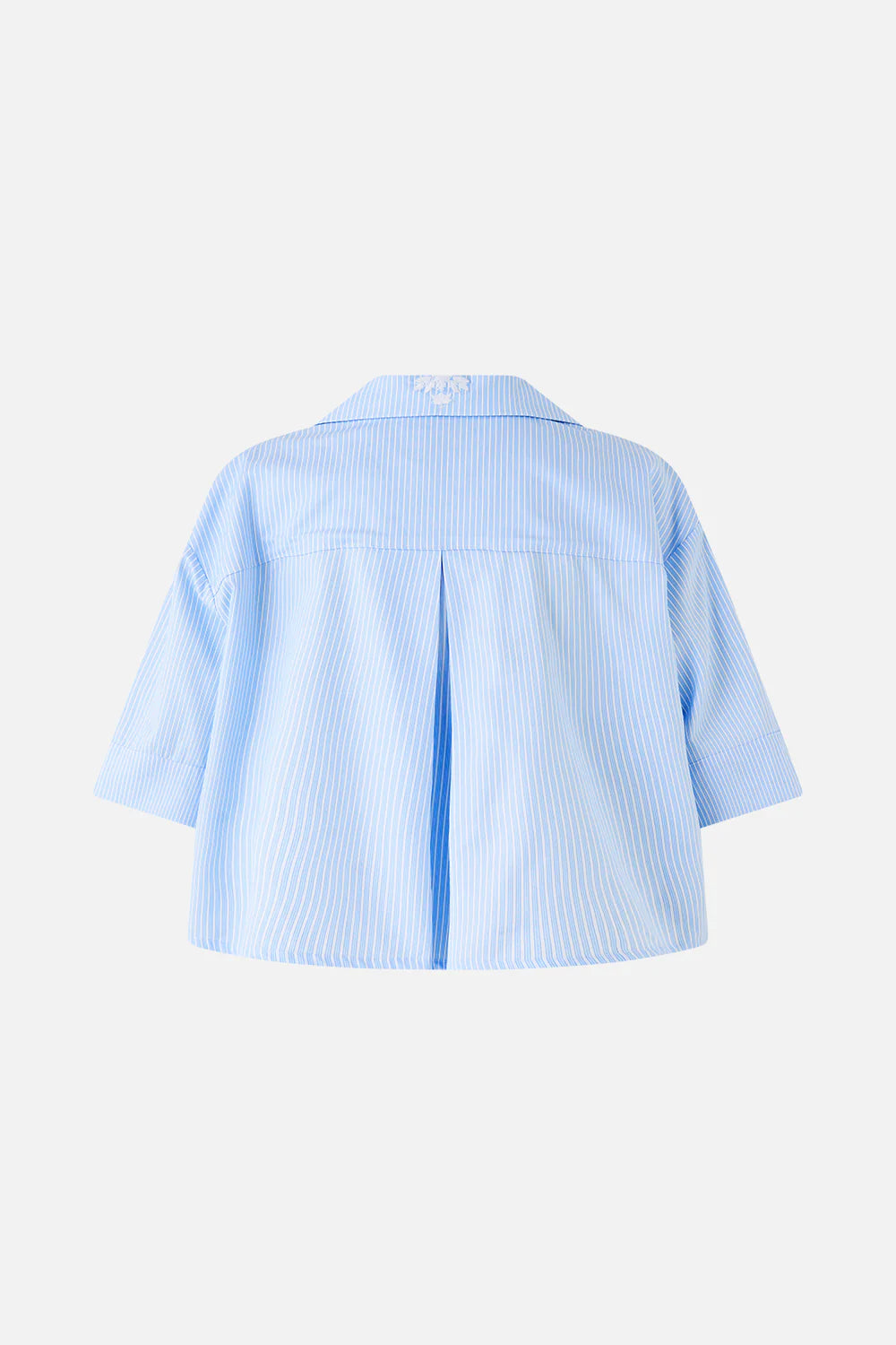Camilla Ottoman Opulence Cropped Camp Collar Blouse