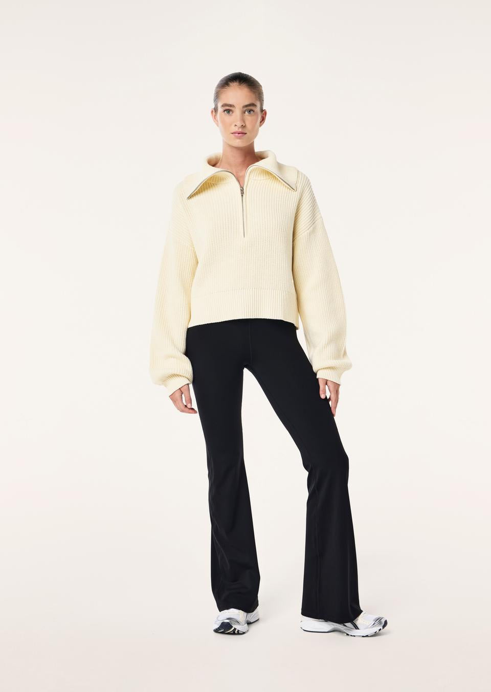 PE Nation High Season Zip Neck Knit