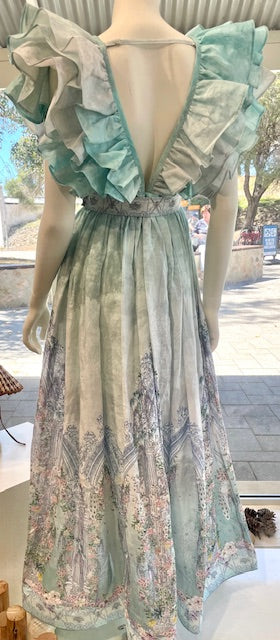 Aqua Blu Triomphe Brindle Dress