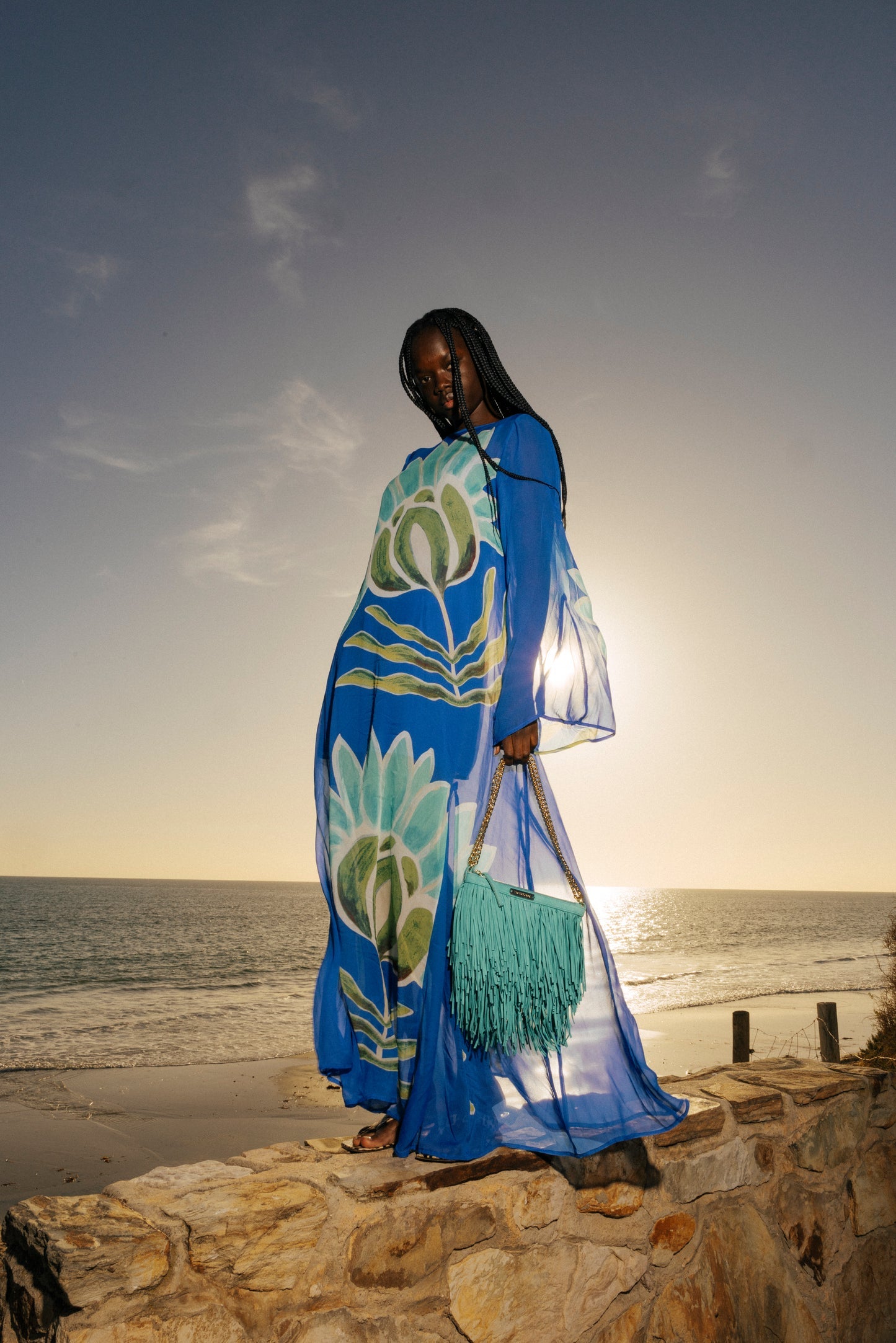 The Wolf Gang Solsana Long Sleeve Dress