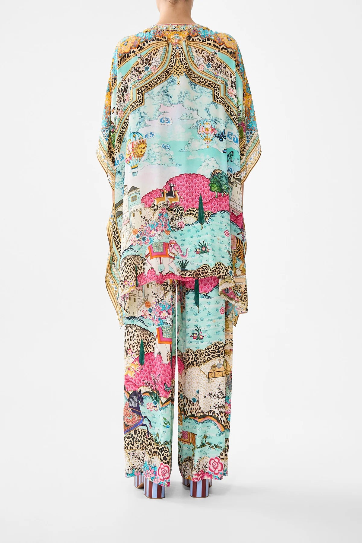 Camilla Miniature Moments Short Lace Up Kaftan