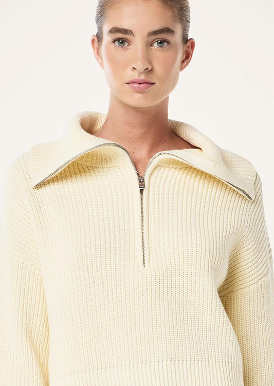 PE Nation High Season Zip Neck Knit