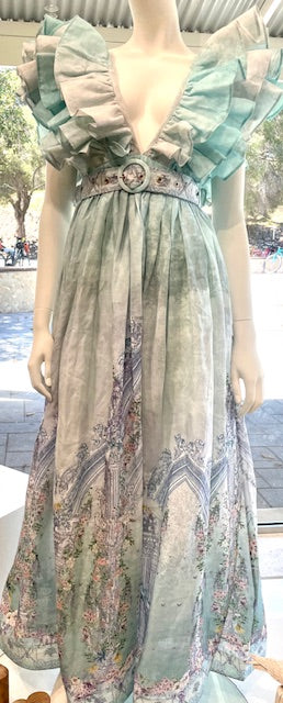 Aqua Blu Triomphe Brindle Dress