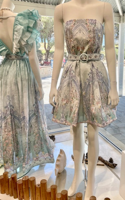 Aqua Blu Triomphe Indie Midi Dress