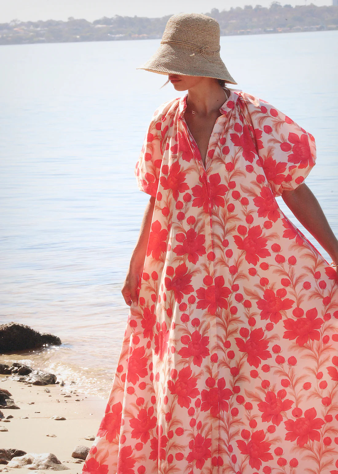 Morton Mac Lucia Dress in Rosata Floral