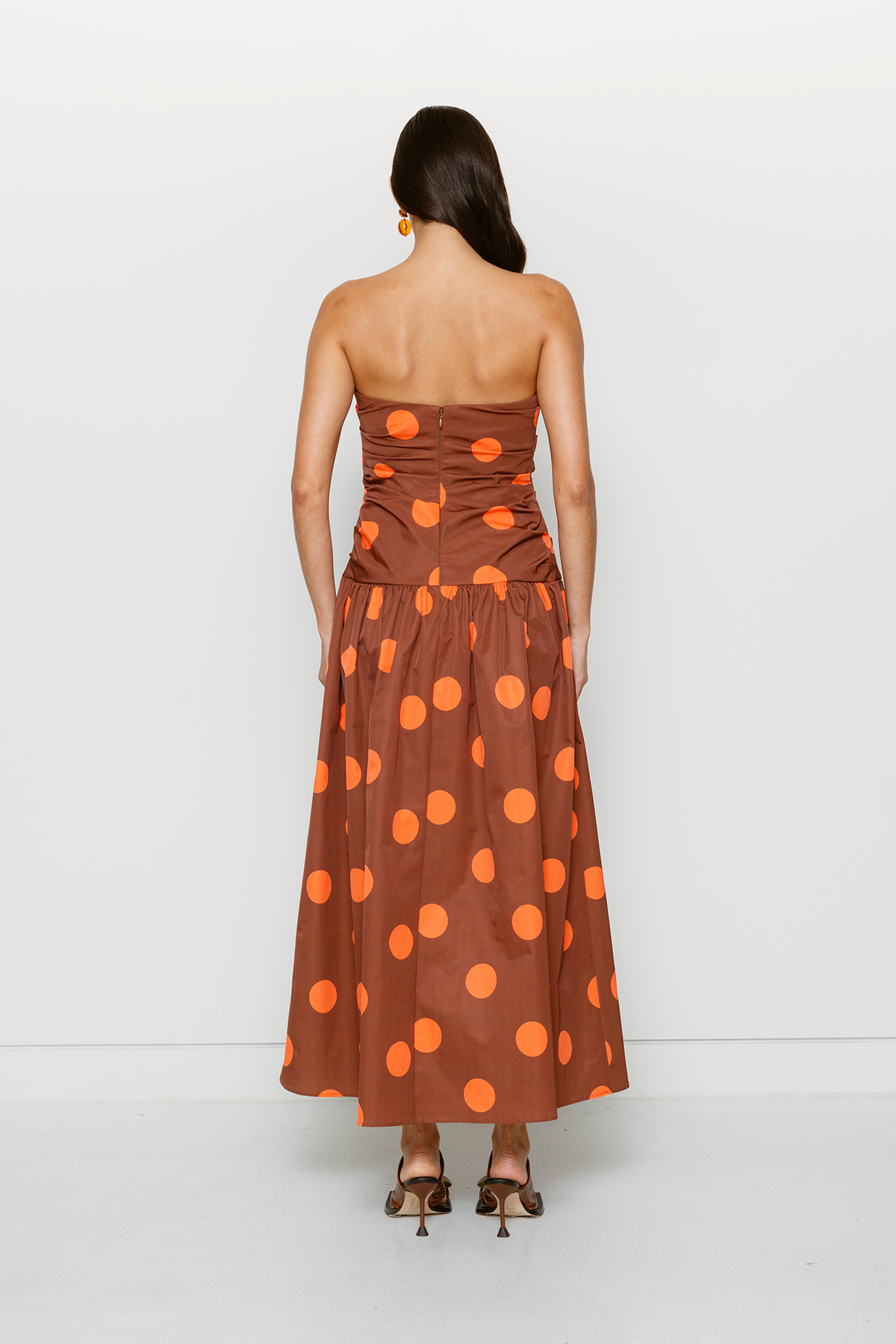 The Wolf Gang Luella Maxi Dress in Jaffa Spot